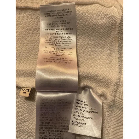 GUCCI ~Baby Felted Sweatshirt - Picture 14 of 15